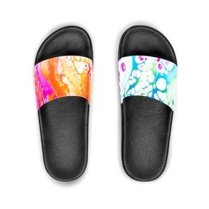 Custom, Original Art Design Colorful Sandals